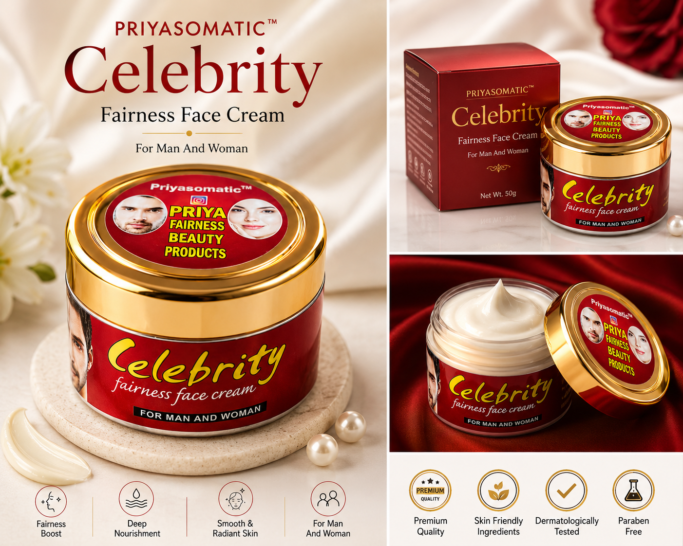 Celebrity Fairness face cream