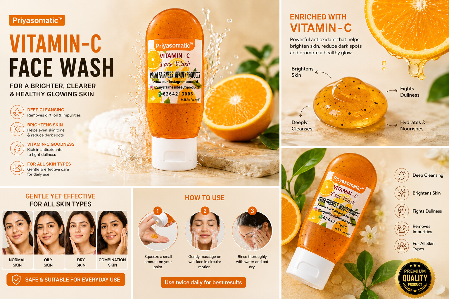 Vitamin C Face Wash