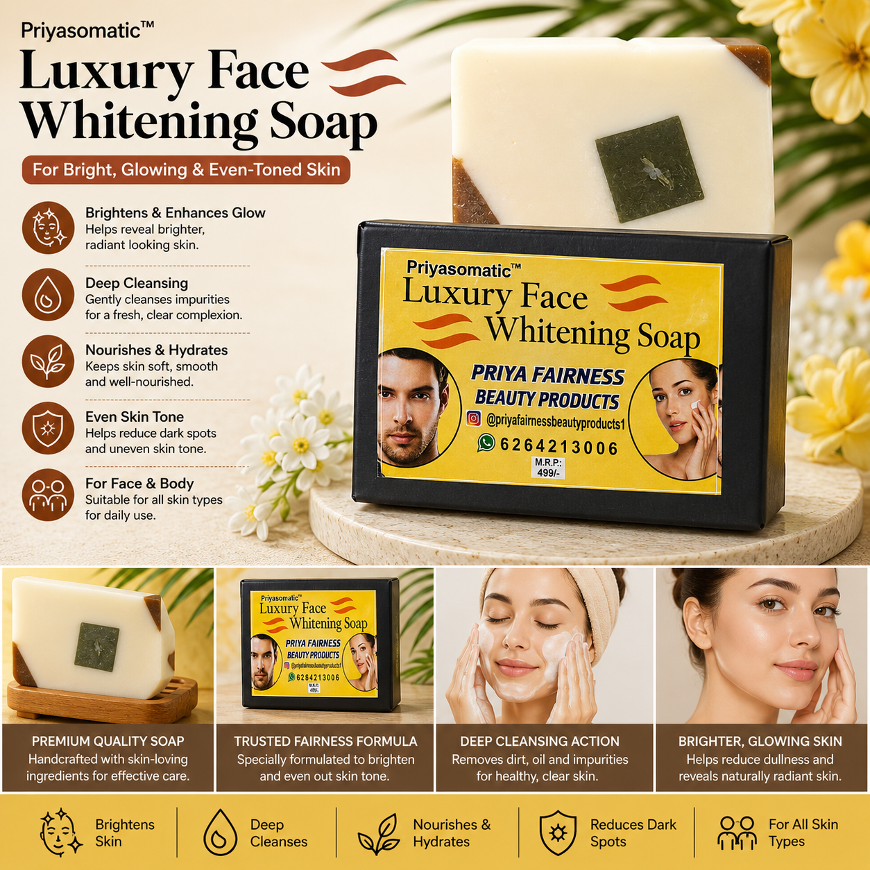 Luxury Face Whitening Soap