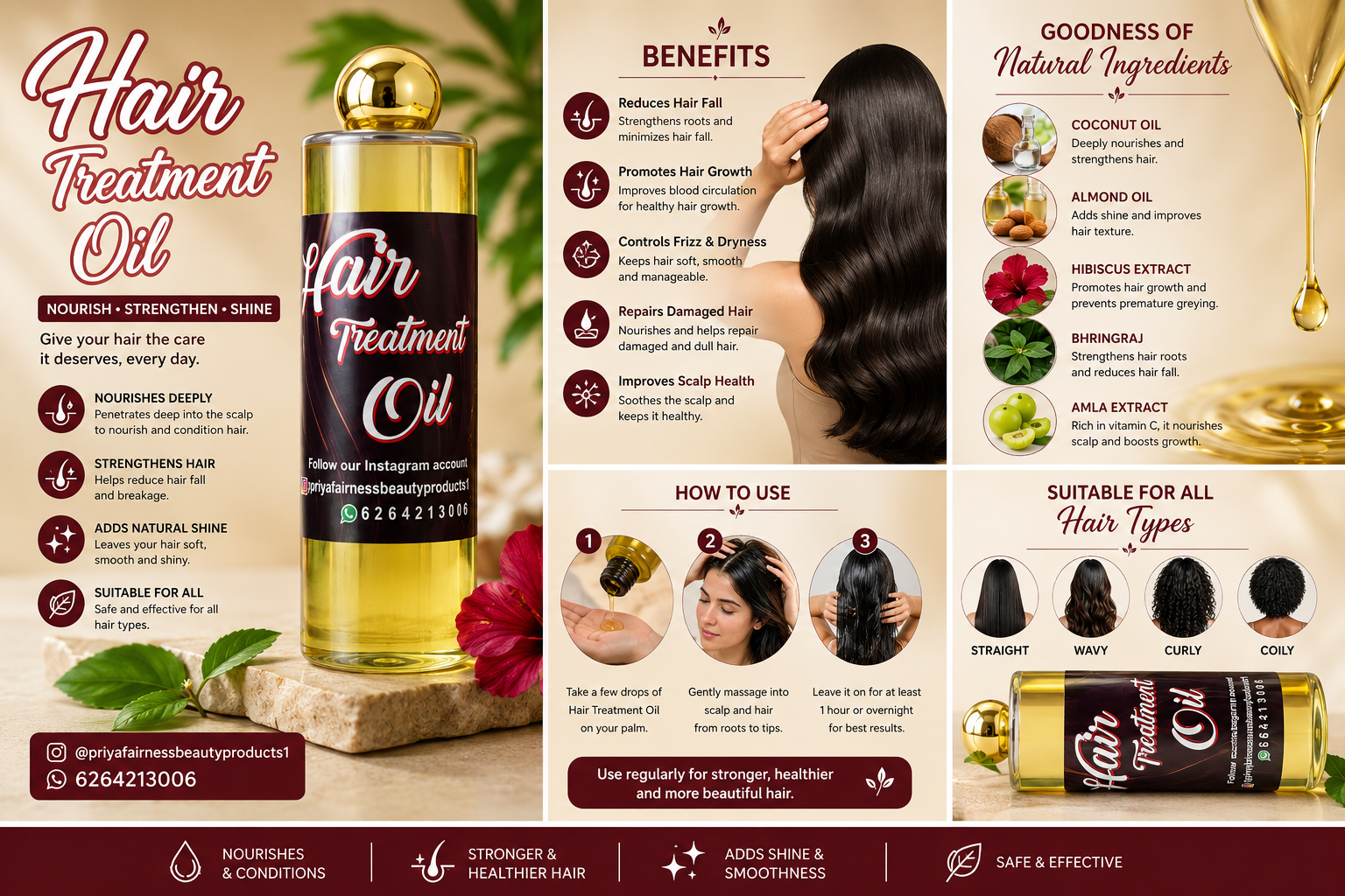 Hair Treatment Oil 21 Jadibuti