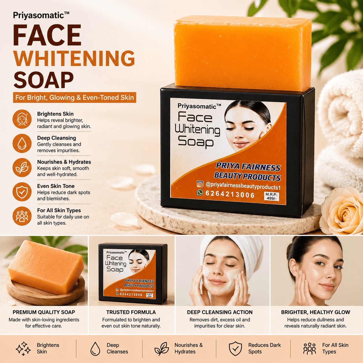 Face Whitening Soap