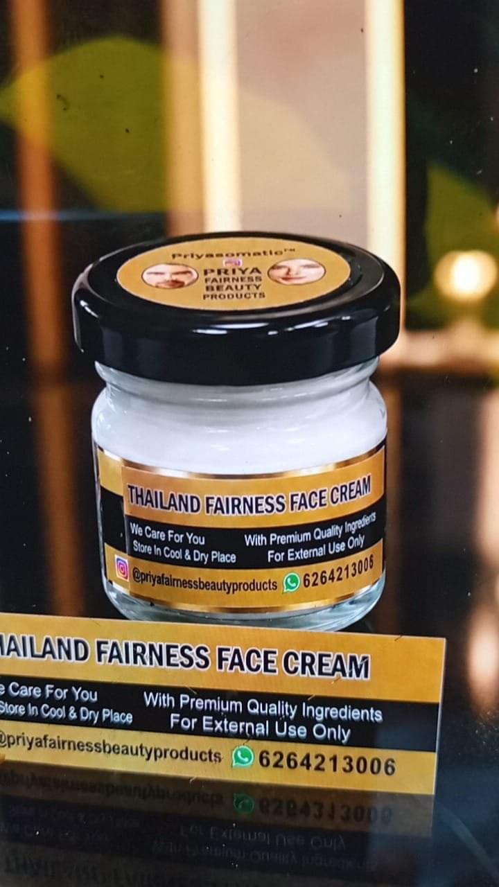 Thailand Fairness Cream